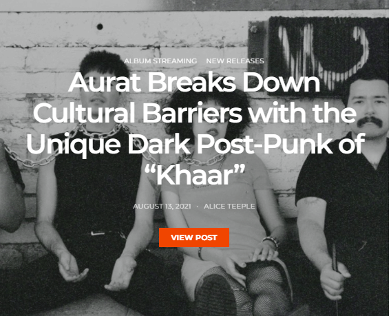 Aurat for post-punk.com